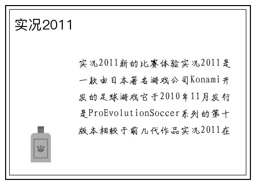 实况2011